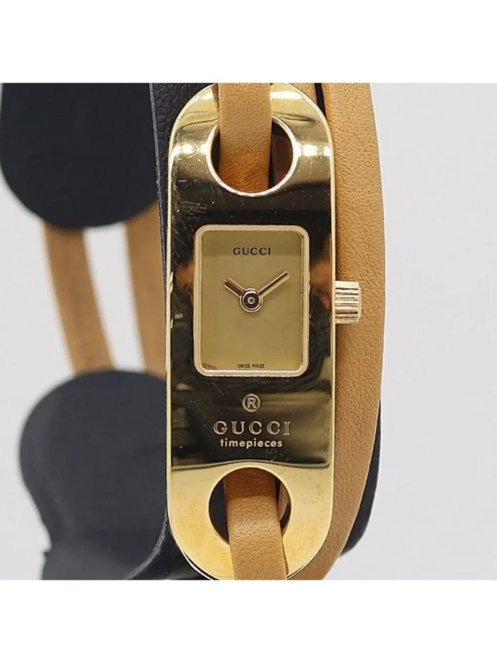 Gucci Quartz Gold Dial Watch